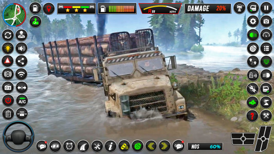 اسکرین شات 4 بازی US Army Transporter Truck Game