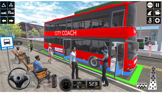 اسکرین شات بازی Coach Bus Simulator Games 3d 4