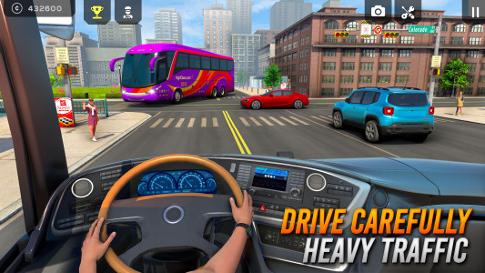 اسکرین شات 4 بازی Driving Simulator 3d Bus Games