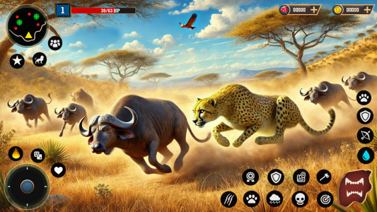 اسکرین شات 2 بازی Wild Cheetah Simulator Games