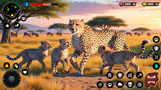 اسکرین شات 3 بازی Wild Cheetah Simulator Games