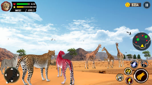 اسکرین شات بازی Wild Cheetah Simulator Games 3