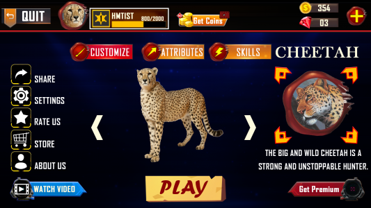 اسکرین شات بازی Wild Cheetah Simulator Games 6
