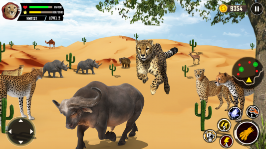 اسکرین شات بازی Wild Cheetah Simulator Games 4