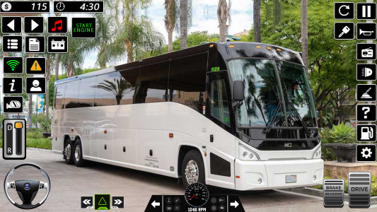 اسکرین شات برنامه Coach Bus Simulator 3D Driving 1