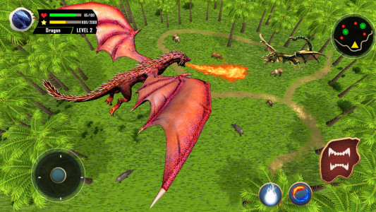 اسکرین شات 3 بازی Flying Dragon Simulator Games
