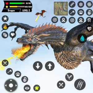 اسکرین شات 1 بازی Flying Dragon Simulator Games