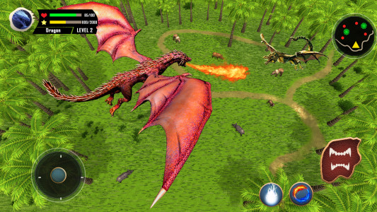 اسکرین شات بازی Flying Dragon Simulator Games 3
