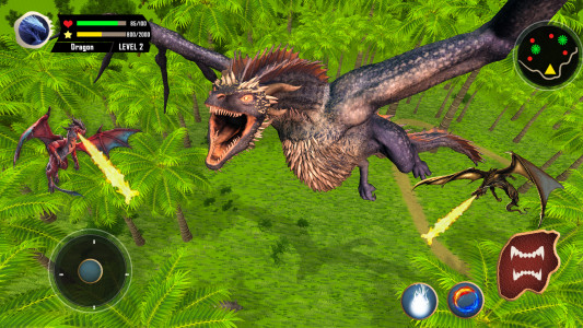 اسکرین شات بازی Flying Dragon Simulator Games 4
