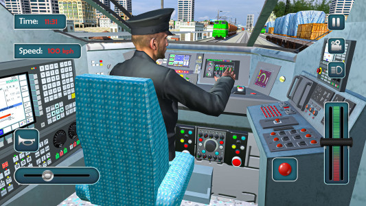 اسکرین شات بازی Train Driver Simulator Game 4