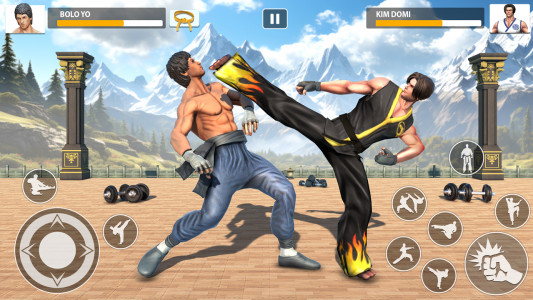 اسکرین شات بازی Karate Fighter Kung Fu Games 1