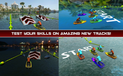 اسکرین شات بازی Power Boat Jet Ski Simulator: Water Surfer 3D 1