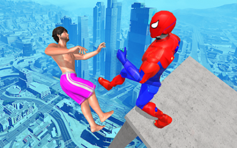 اسکرین شات برنامه Spiderhero Rope Superhero Game 3