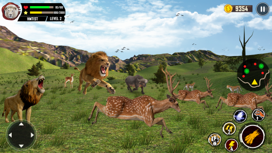 اسکرین شات 2 بازی Lion Family Simulator 3d Games