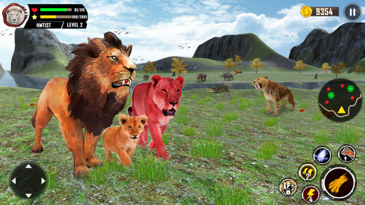 اسکرین شات 3 بازی Lion Family Simulator 3d Games