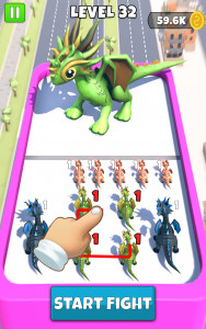 اسکرین شات بازی Merge Dragon Master Battle 3D 1