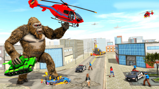 اسکرین شات برنامه Angry Gorilla Attack City Sim 3