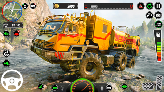 اسکرین شات بازی Offroad Mud Truck Simulator 3D 3