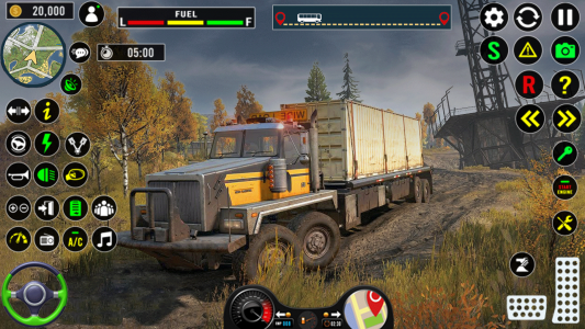 اسکرین شات بازی Offroad Mud Truck Simulator 3D 1
