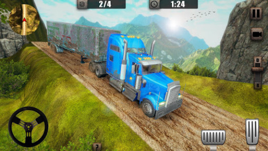 اسکرین شات بازی Off-Road USA Trucker Muddy Driving: Heavy Cargo 6