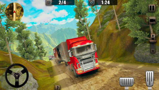 اسکرین شات بازی Off-Road USA Trucker Muddy Driving: Heavy Cargo 8
