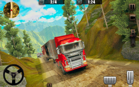 اسکرین شات بازی Off-Road USA Trucker Muddy Driving: Heavy Cargo 3