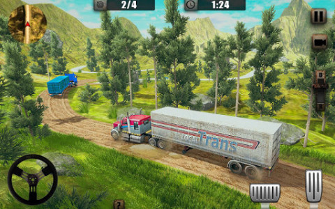 اسکرین شات بازی Off-Road USA Trucker Muddy Driving: Heavy Cargo 5