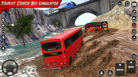 اسکرین شات 2 بازی Offroad Bus Simulator 3d drive