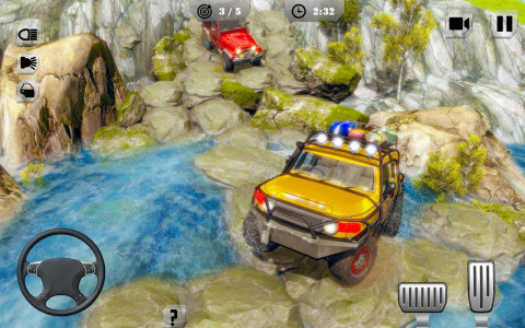 اسکرین شات برنامه Offroad Jeep Driving & Racing 4