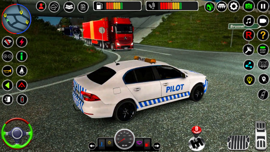 اسکرین شات بازی Police Car Parking : Car Games 1