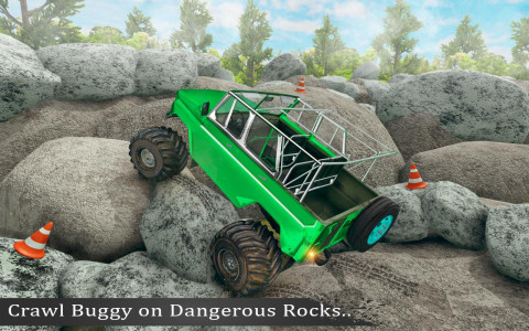 اسکرین شات بازی Offroad Jeep Rock Crawling Sim 4