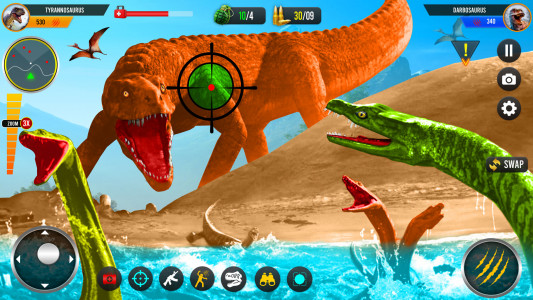 اسکرین شات بازی Wild Dino Hunting Jungle Games 2