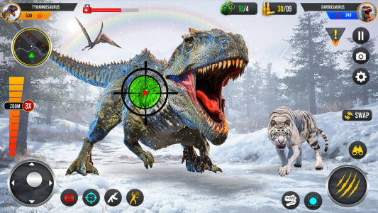 اسکرین شات بازی Wild Dino Hunting Jungle Games 1