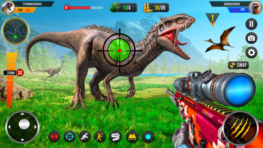 اسکرین شات بازی Wild Dino Hunting Jungle Games 5