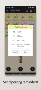 اسکرین شات 4 برنامه Sticky Notes !
