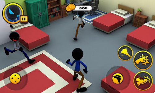 اسکرین شات بازی Stickman Dorm Exploration Escape Game 3D 1