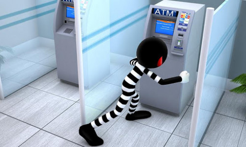 اسکرین شات بازی Stickman Bank Robbery Escape 1