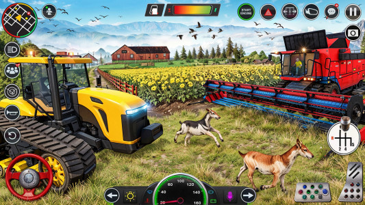 اسکرین شات 8 برنامه Big Farming Tractor Game 3D