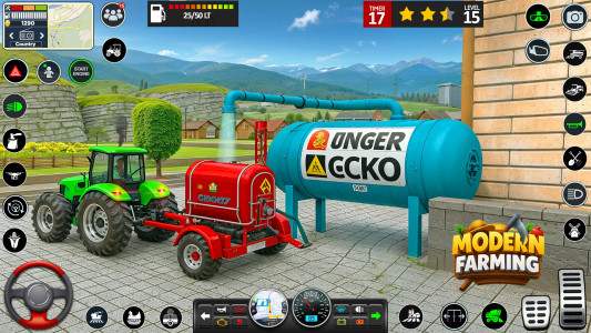 اسکرین شات 6 برنامه Big Farming Tractor Game 3D