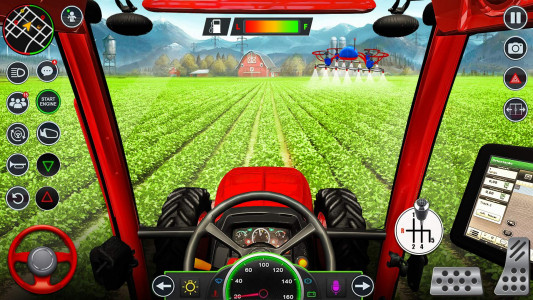 اسکرین شات 6 برنامه Indian Farming Tractor Game 3D