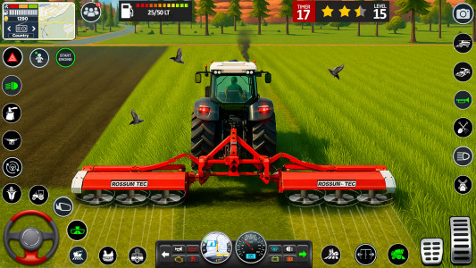 اسکرین شات 3 برنامه Big Farming Tractor Game 3D