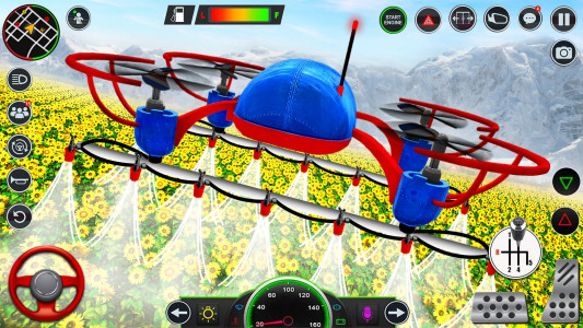 اسکرین شات برنامه Indian Farming Tractor Game 3D 7
