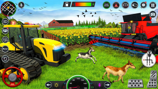 اسکرین شات برنامه Indian Farming Tractor Game 3D 8