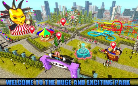 اسکرین شات برنامه Theme Park: Swings Rider Game 3