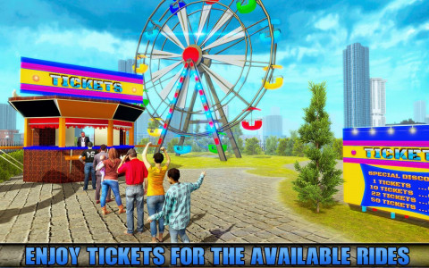 اسکرین شات برنامه Theme Park: Swings Rider Game 2