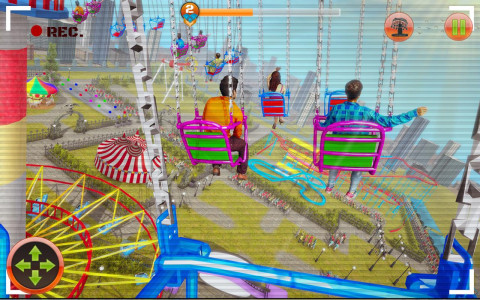 اسکرین شات برنامه Theme Park: Swings Rider Game 4