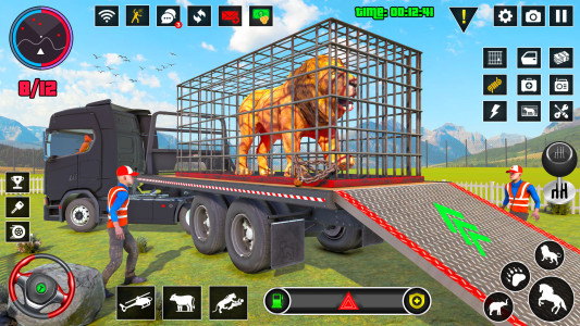 اسکرین شات 6 بازی Wild Animals Truck Transport