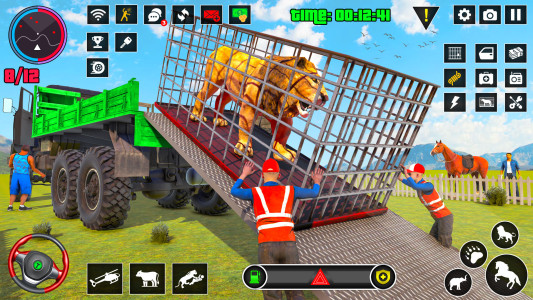 اسکرین شات 2 بازی Wild Animals Truck Transport