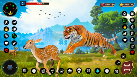 اسکرین شات بازی Tiger Simulator 3D Animal Game 3