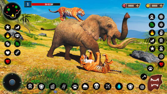 اسکرین شات 2 بازی Tiger Simulator 3D Animal Game
